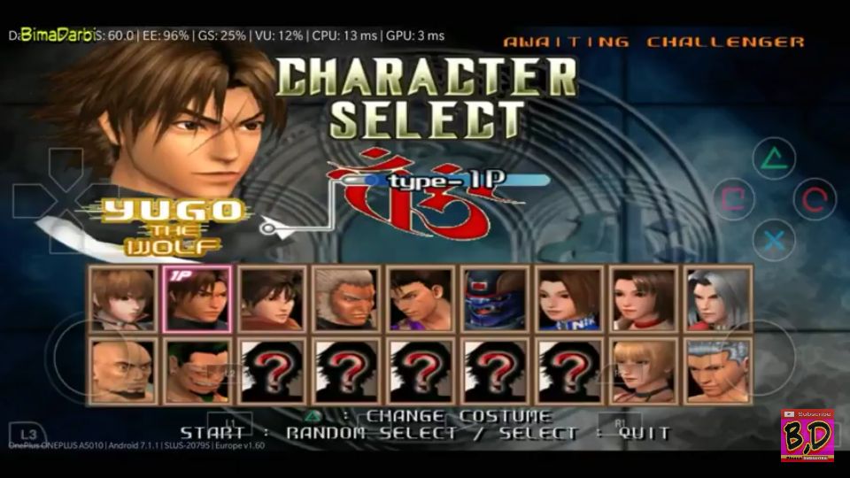 download game bloody roar untuk ppsspp android